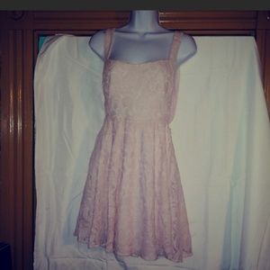Free people dress light pink